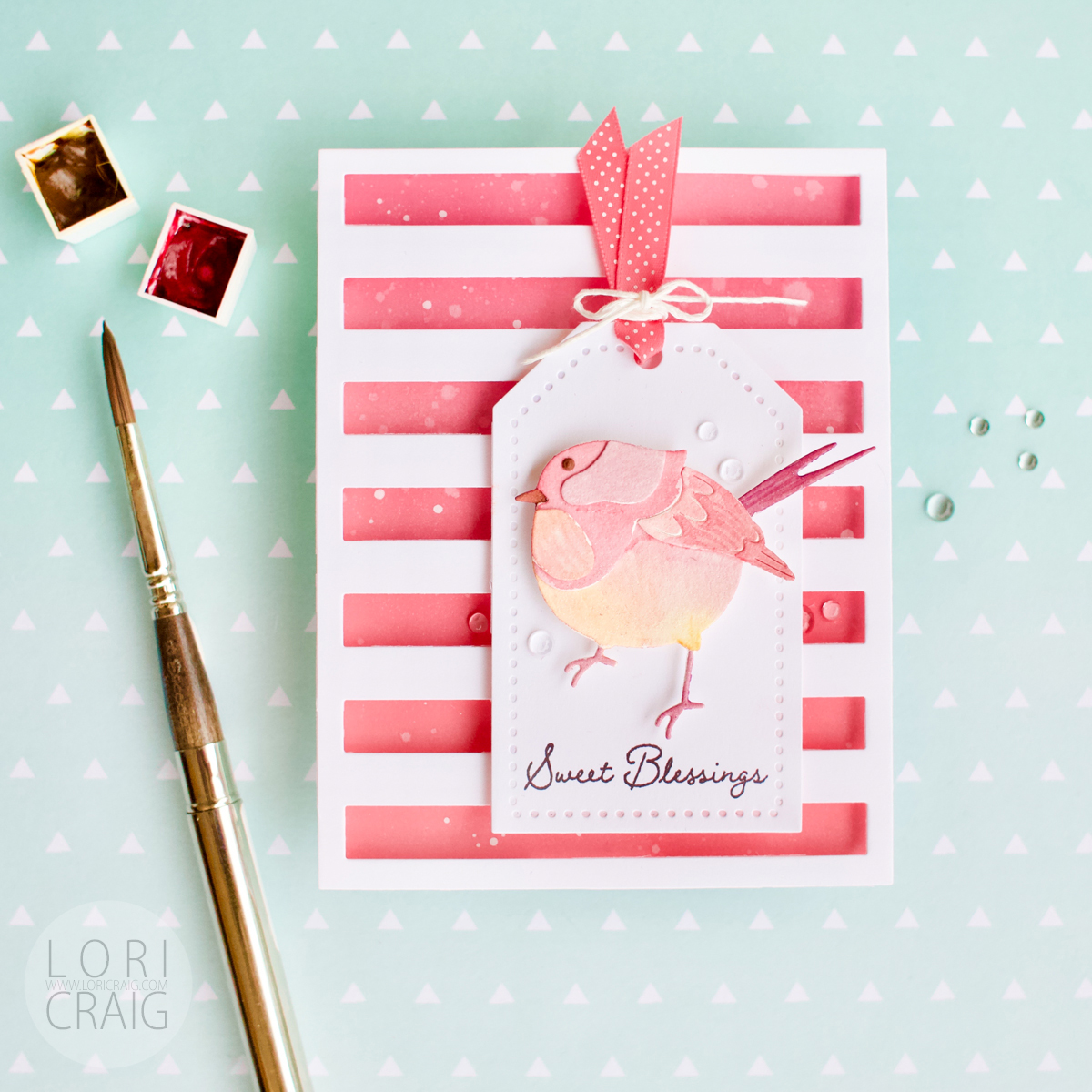 Watercolor mini note cards & gift box set ~ tutorial - Unity Blog